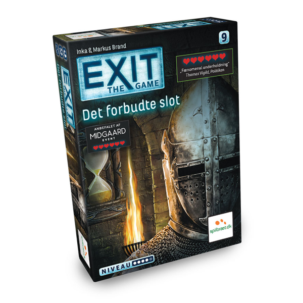 Exit the game - det forbudte slot - escape room spil - lad os spille - braetspil