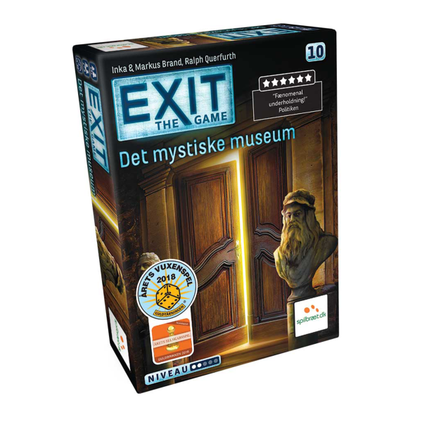 Exit the game - exit det mystiske museum - escape room spil - lad os spil - braetspil