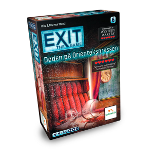 exit the game - doeden paa orientekspressen - lad os spille - escape room spil - exit spil