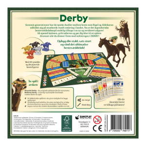 USA ærme Tidlig Derby Brætspil Heste - Populært Familiespil - Hurtig Levering
