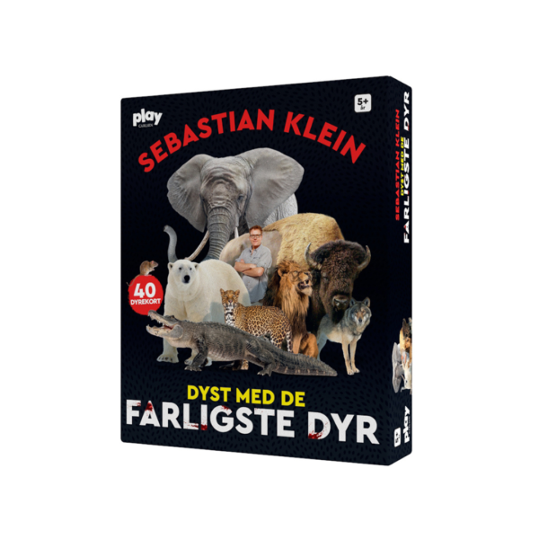 Sebastian Klein spil - dyst med de farligste dyr - quizspil - boernespil